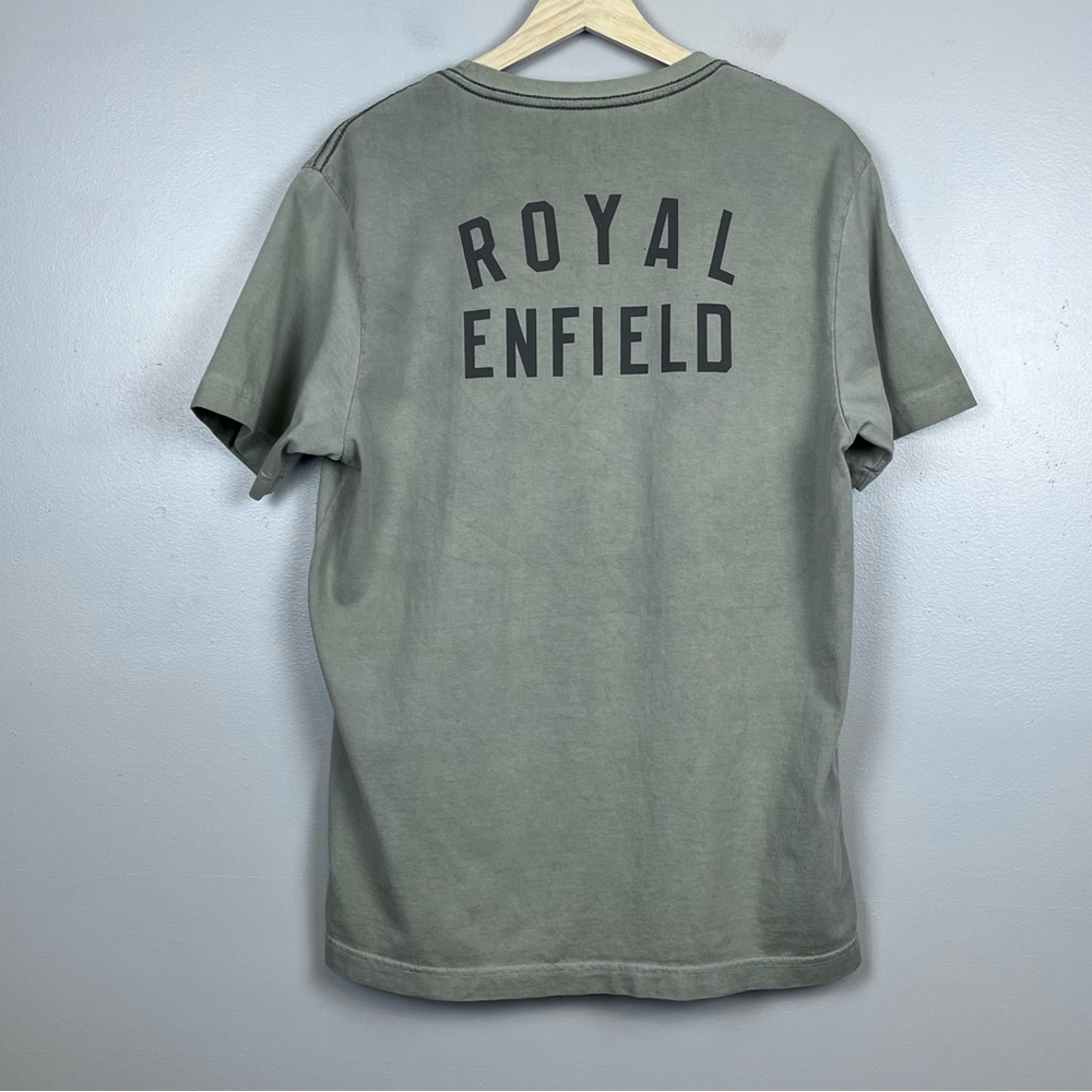 Royal Enfield Men's Cotton Doule Sided Graphic Print Tee Shirt Size XL; British - Picture 5 of 13